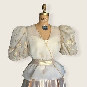 RARE Vintage Nolan Miller 3pc skirt set sz 6